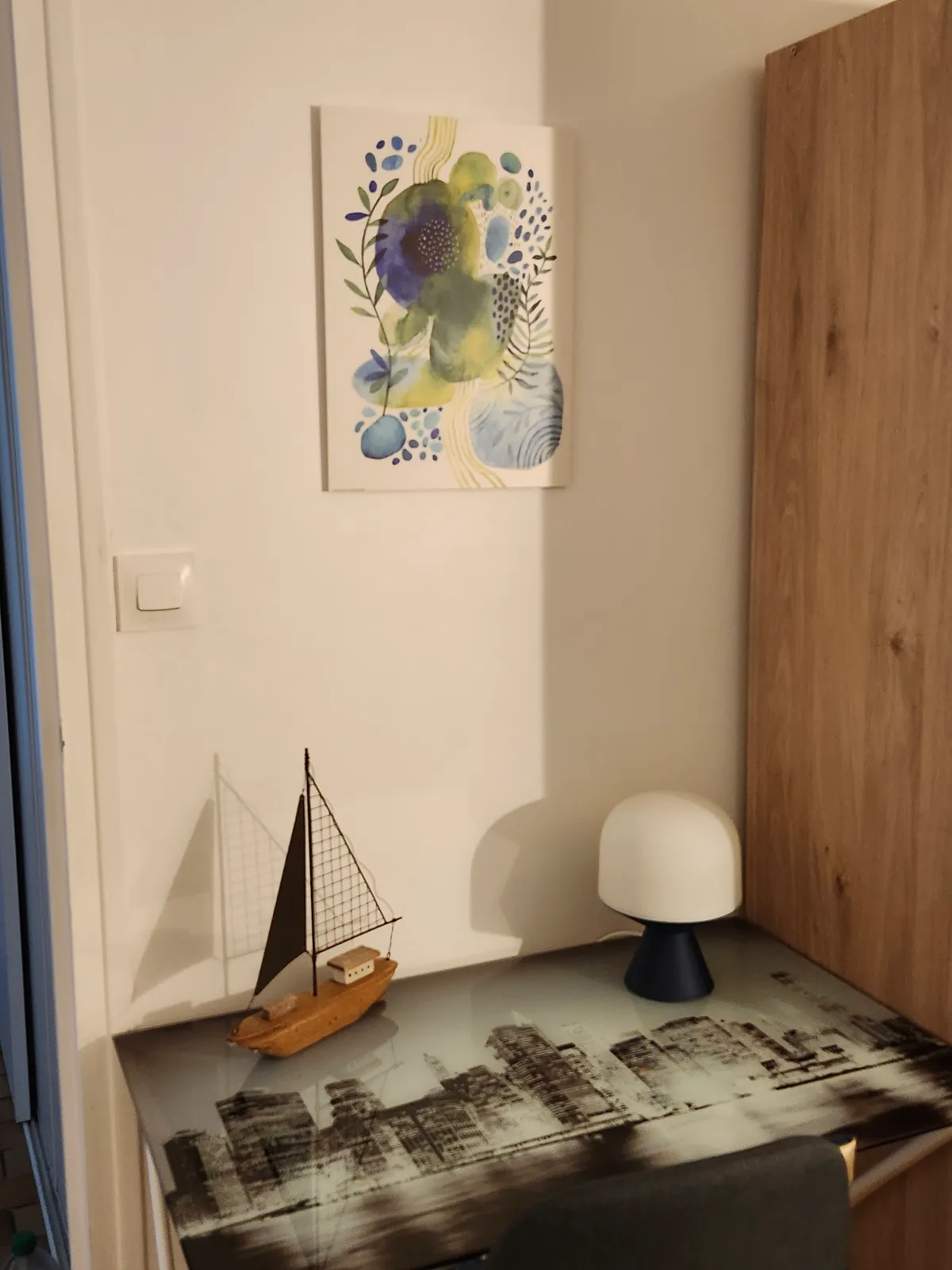 Chambre 5 l’Indigo du Gîte du Coteau, location de vacances aux Herbiers près du Puy du Fou (photo 2)